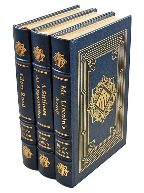 Easton Press, The Works of Bruce Catton, Leather Bound Matching Set, 3 Vols.